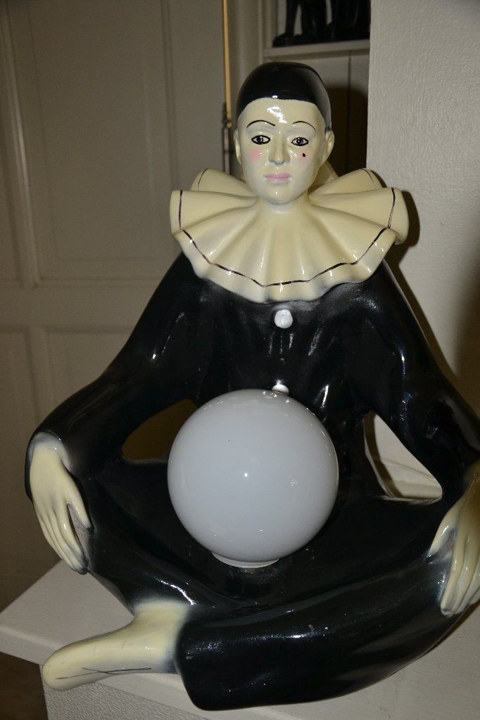 Grote vintage Pierrot lamp, Ophalen