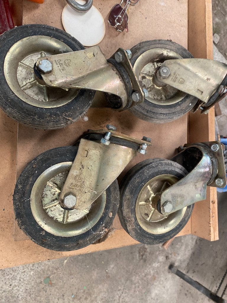 Roues pour diable chariot  ect, Enlèvement, Utilisé