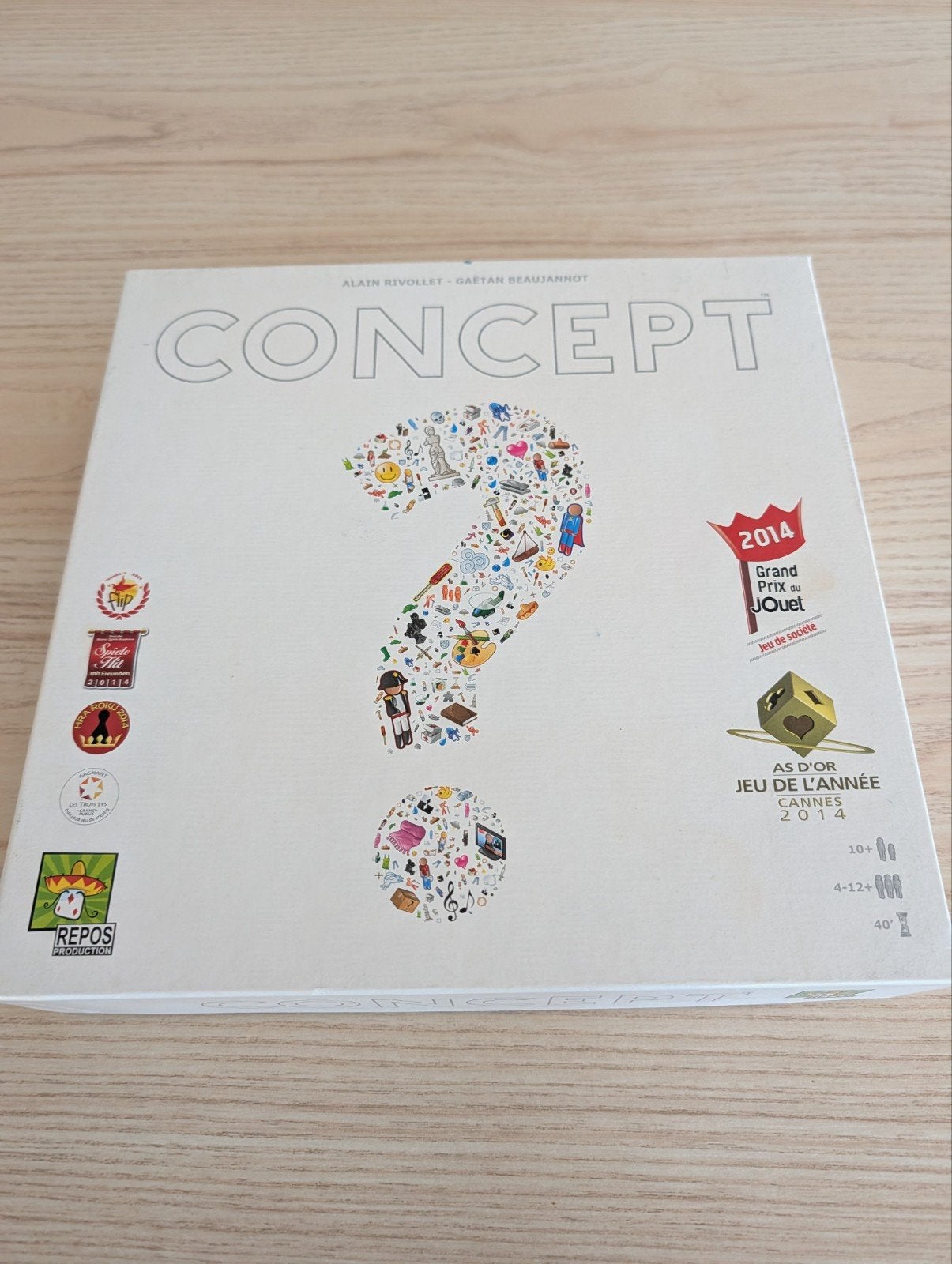 Concept, Enlèvement