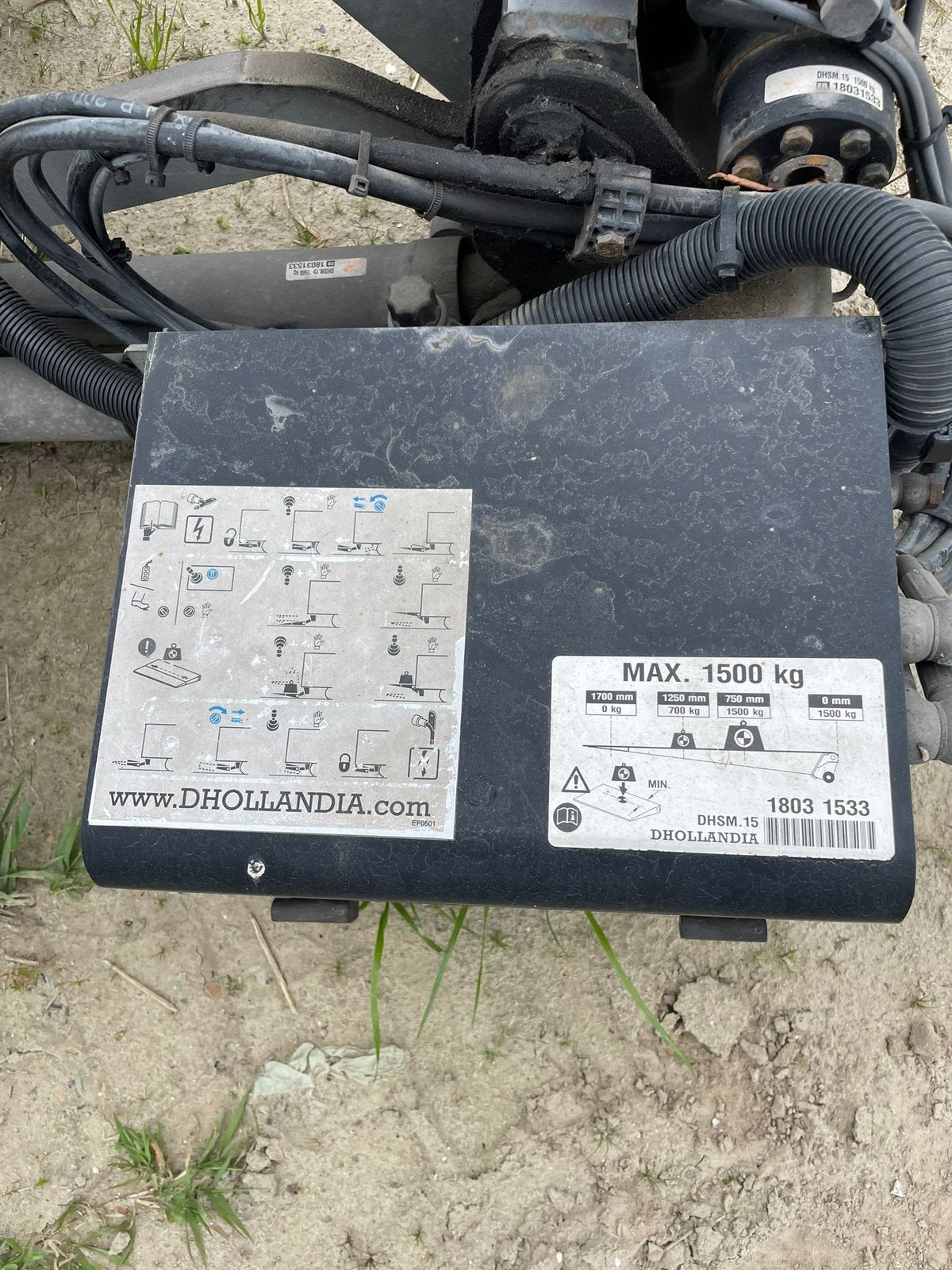 Laadklep, lift, Auto-onderdelen, Ophalen, Gebruikt, MAN, Ophanging en Onderstel