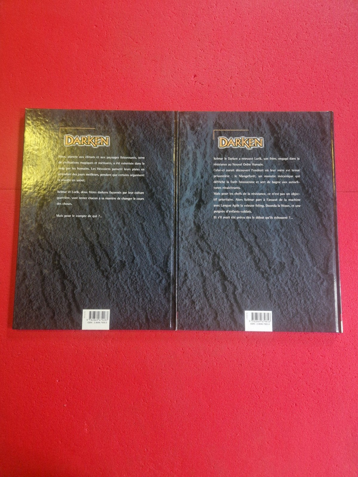 lot de 2 bd darken 1 et 2,EO (intégrale de la série), Enlèvement ou Envoi