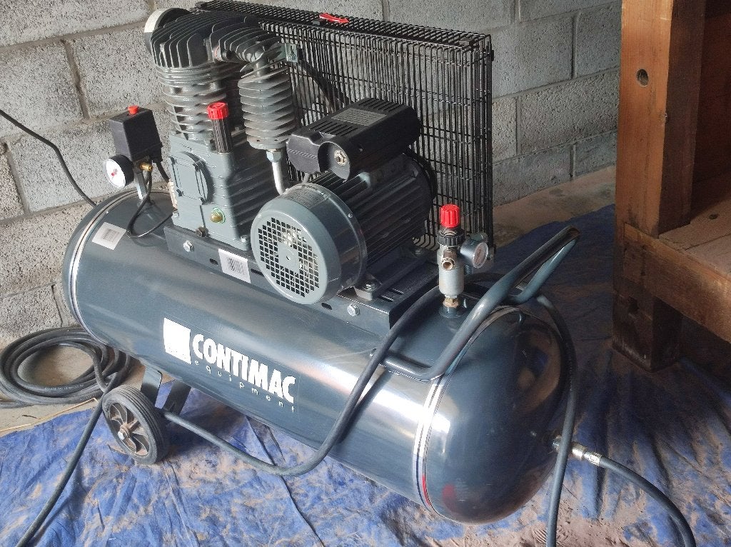 Contimac CM 505/10/100 W. Compressor, Doe-het-zelf en Bouw, Compressors, Ophalen, Nieuw, 400 tot 800 liter/min, Olievrij