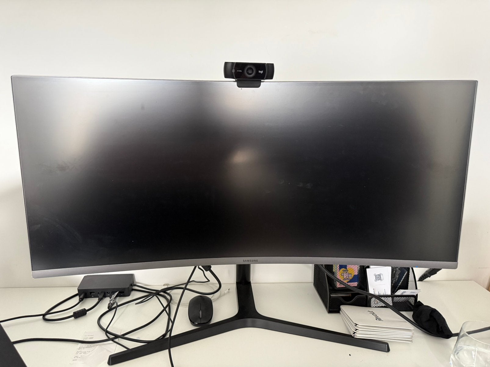 Samsung 34” Curved Ultrawide Monitor C34H890WJU, Computers en Software, Zo goed als nieuw, DisplayPort, Ultrawide, Ophalen