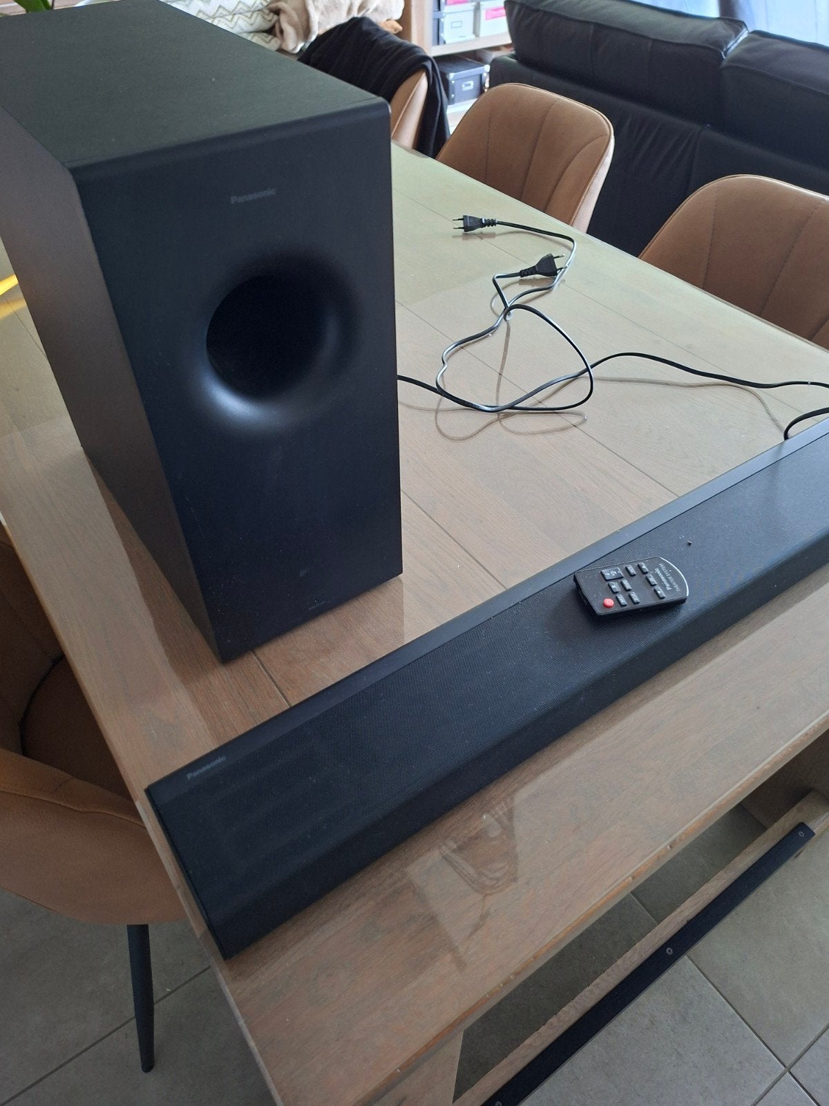 Panasonic - Soundbar met draadloze sub 240W IN NIEUWSTAAT!, Ophalen, Bluetooth, Zo goed als nieuw