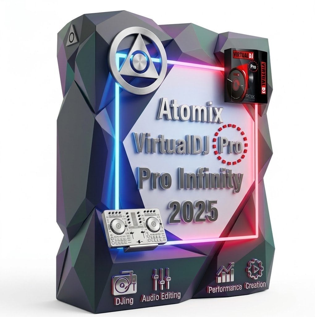 Atomix VirtualDJ 2025 Pro Volledige Versie, Computers en Software, Audio-software, Ophalen, Nieuw, MacOS