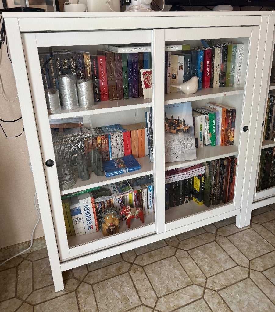 Vitrine IKEA en pin massif 120 cm x130 cm x 37 cm, 25 à 50 cm, 100 à 150 cm, Enlèvement, Utilisé