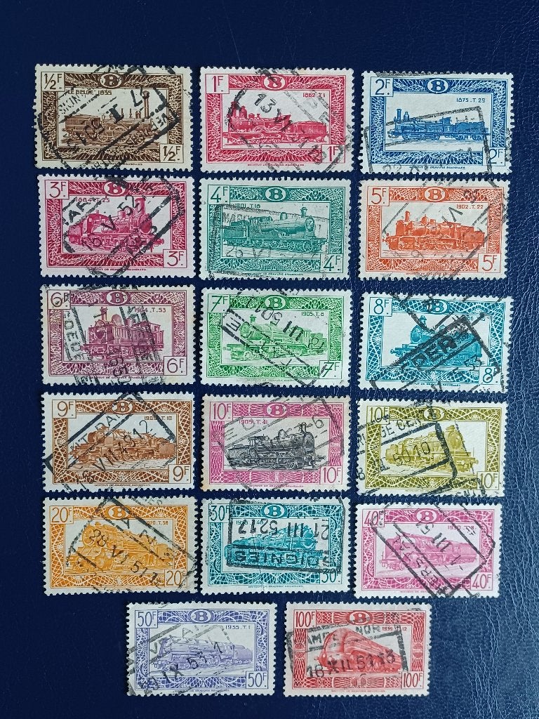Timbres de Belgique - Timbres de chemin de fer, Timbres & Monnaies, Enlèvement ou Envoi, Affranchi