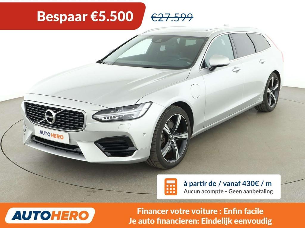Volvo V90 2.0 T8 Plug-in Hybrid R-Design AWD (bj 2017), Auto's, Automaat, 1969 cc, Parkeersensor, Hybride Elektrisch/Benzine