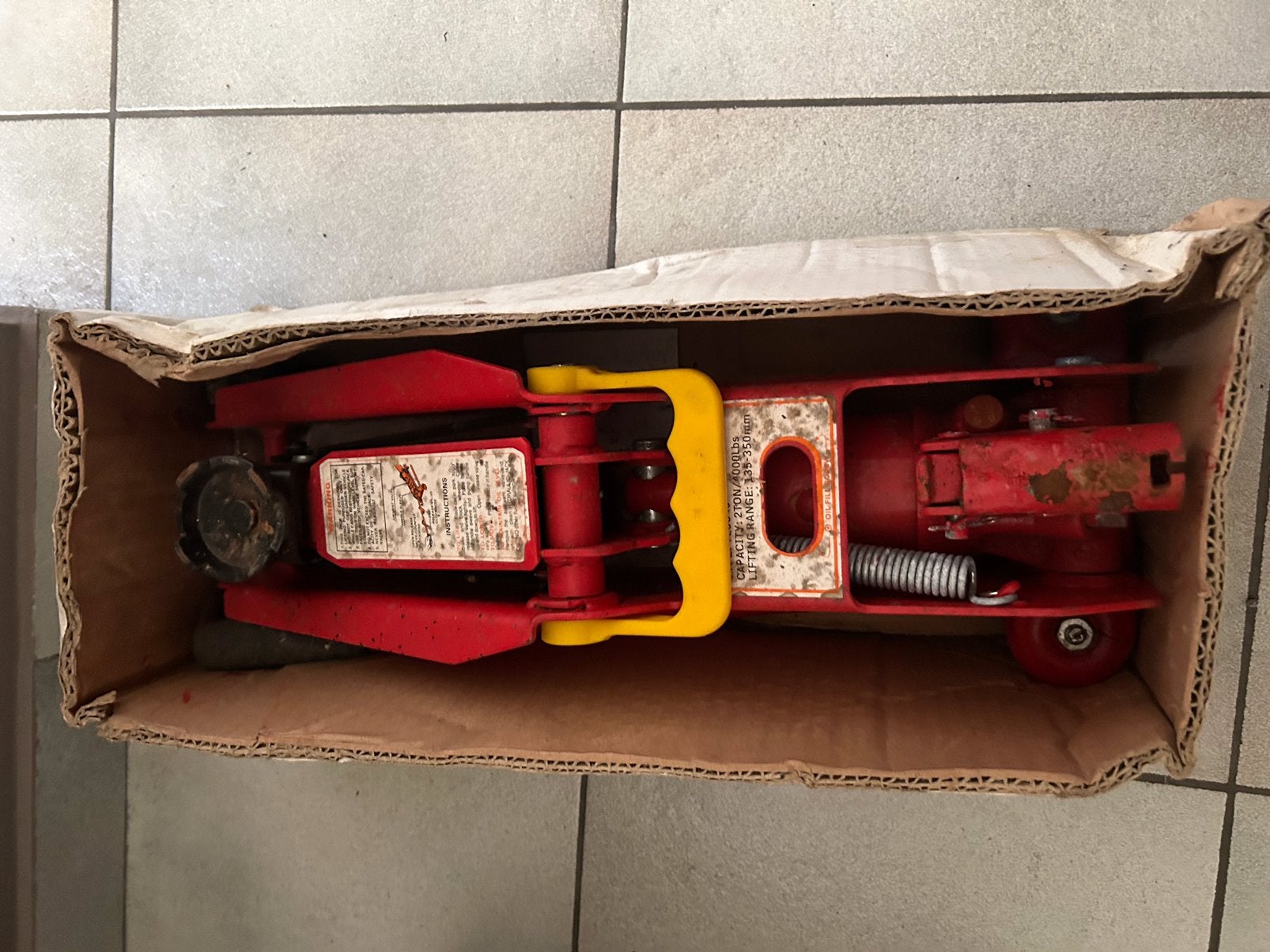 Hydrolische garagekrik, Auto diversen, Ophalen, Gebruikt, Hydraulisch, Garagekrik