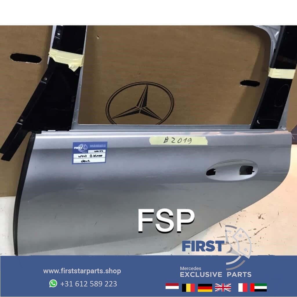 W247 B KLASSE 2019-2021 DEUR PORTIER LINKS ACHTER ZILVER GRI, Gebruikt, -, Deur, Ophalen of Verzenden