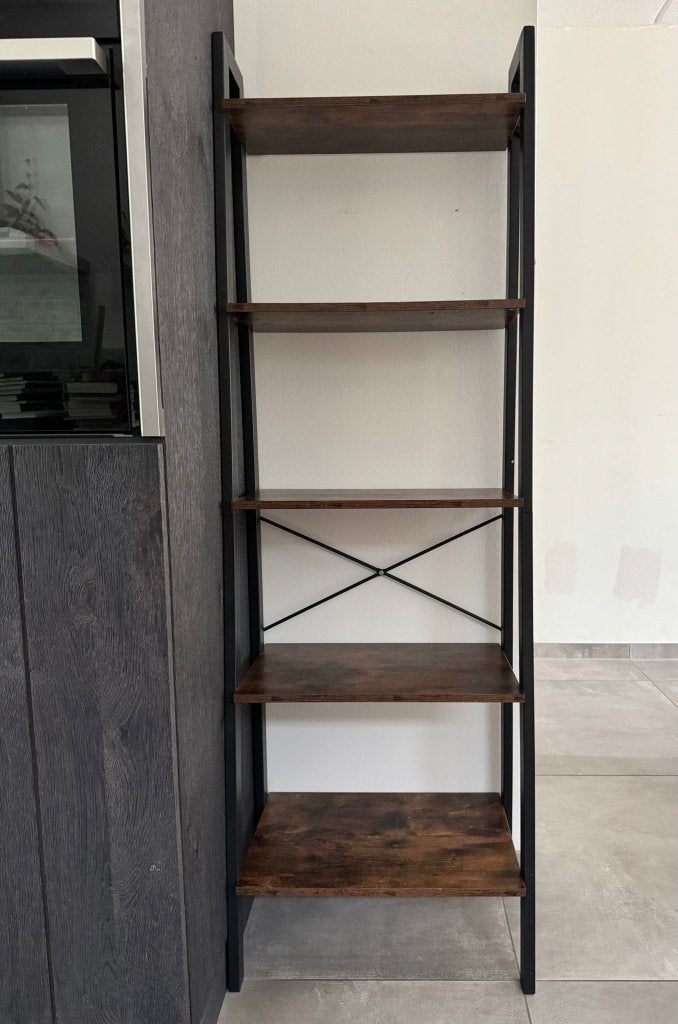 Ladderkast / boekenkast, Métal, 25 à 50 cm, Comme neuf, 50 à 100 cm