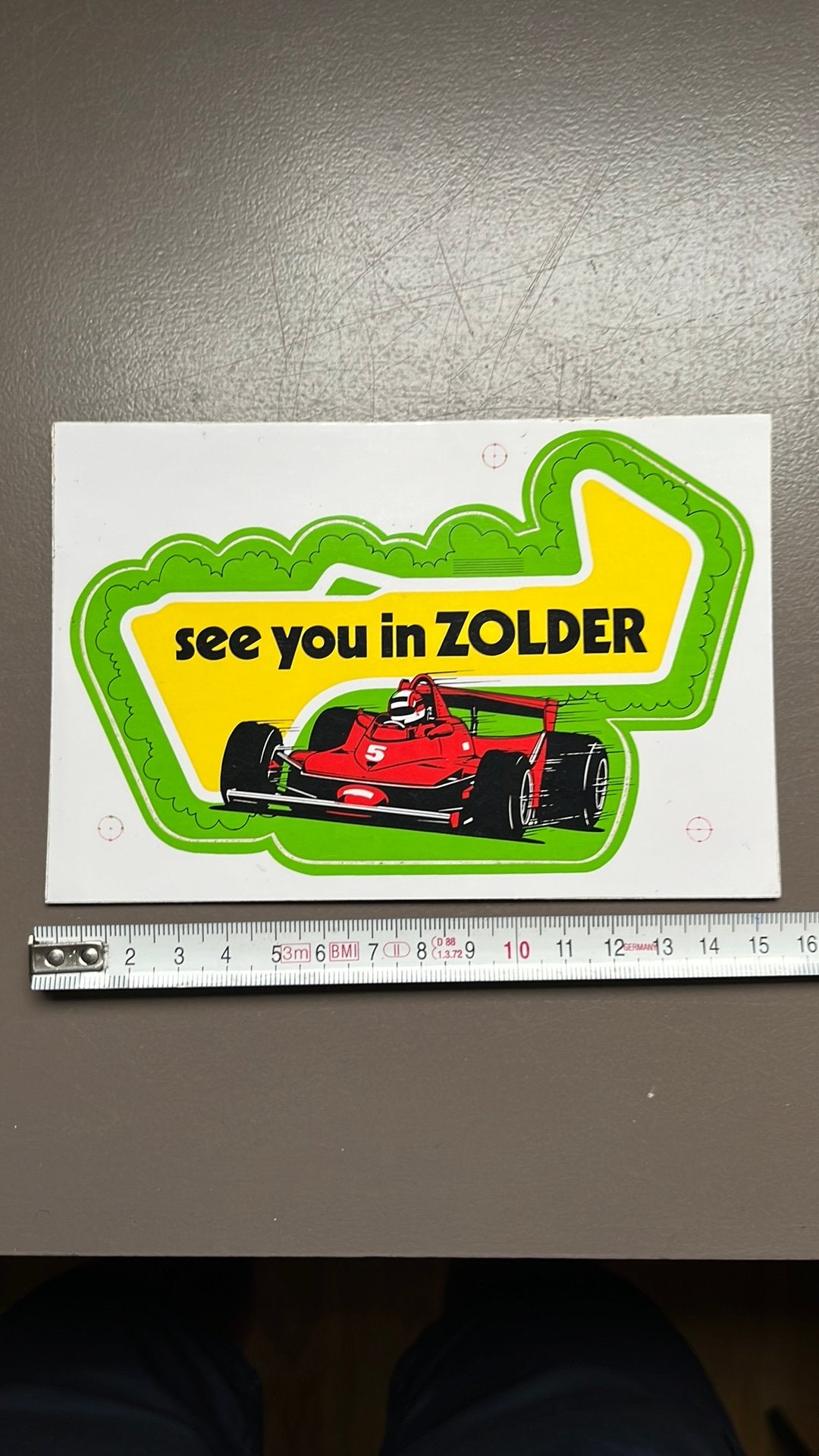 Sticker circuit Zolder, Verzamelen, Ophalen of Verzenden, Zo goed als nieuw