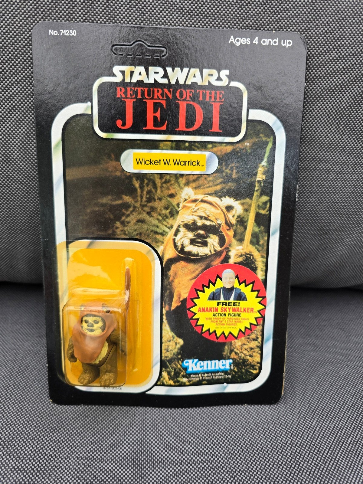 Star Wars Vintage Moc Wicket W Warrick 79 Back, Enlèvement ou Envoi, Neuf