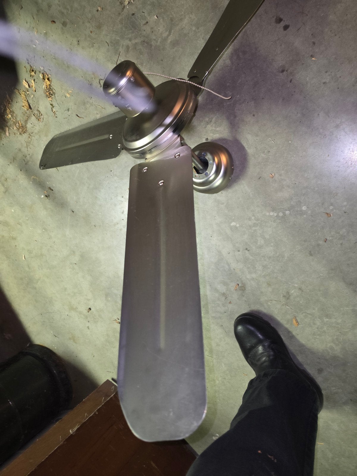 Metalen plafondventilator (3 bladen) – Industrieel /, Electroménager, Enlèvement, Ventilateur de plafond