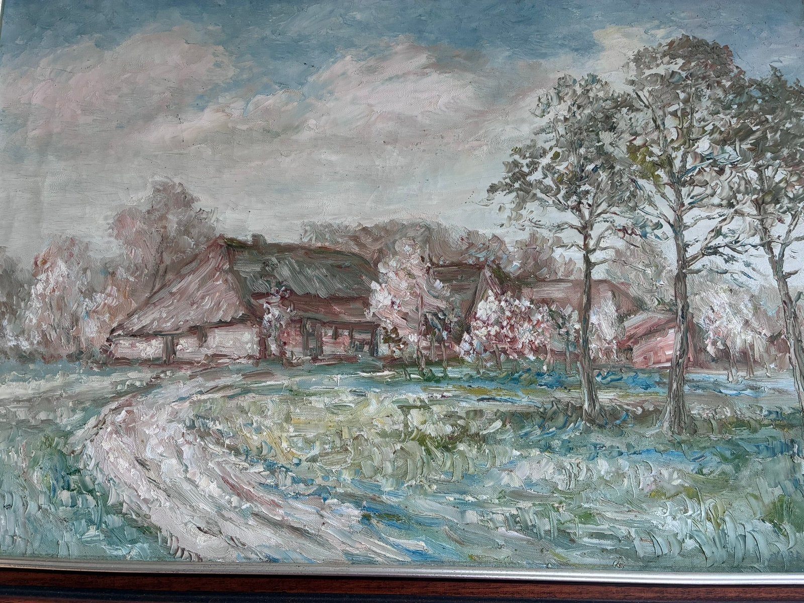 Héél Oude schilderij van V.D.Berk, Ophalen of Verzenden