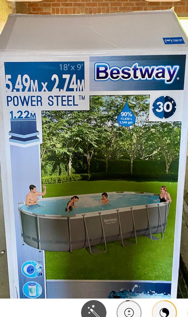 Zwembad Intex te koop, Enlèvement, Comme neuf