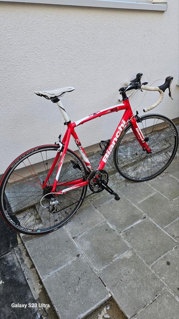 Bianchi racefiets maat L, Fietsen en Brommers, Ophalen