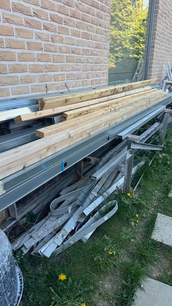 Metal stud, semelle, poteau 50 et 75, plagyp, Doe-het-zelf en Bouw, Ophalen, Zo goed als nieuw, Overige metalen