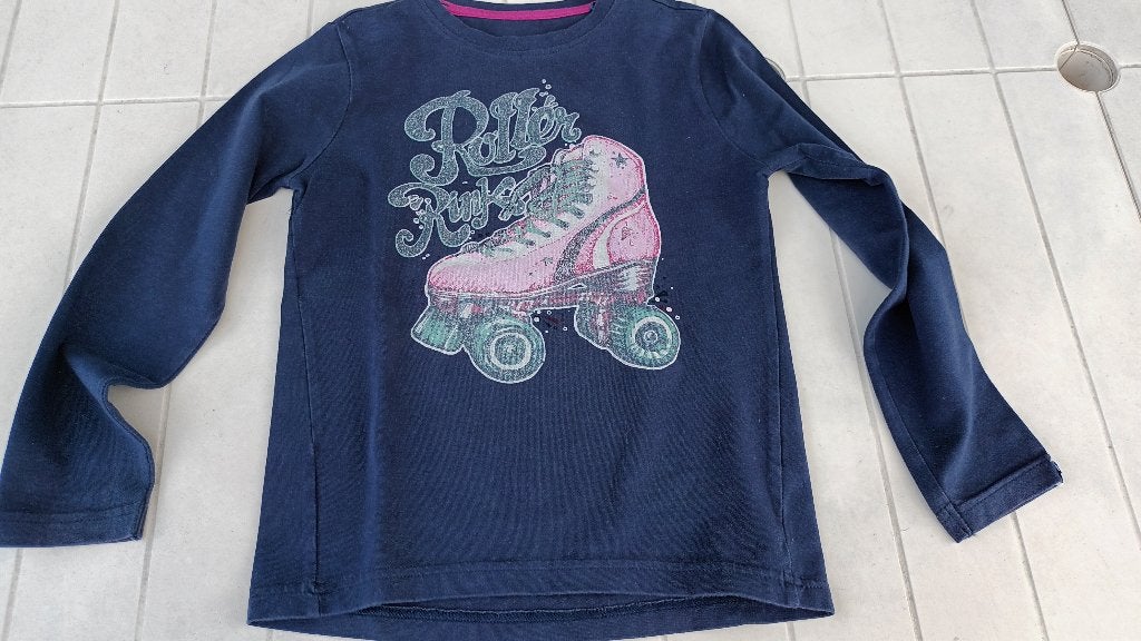 T-shirt lange mouwen - Maat 122 - Noppies, Ophalen of Verzenden