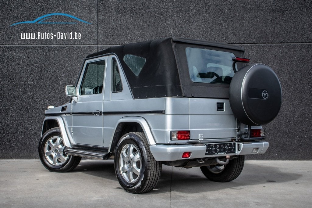 Mercedes-Benz G320 Cabrio W463 3.2 V6 Aut. 4X4 / ZELDZAAM, Auto's, Automaat, 4 zetels, Zwart, 370 g/km