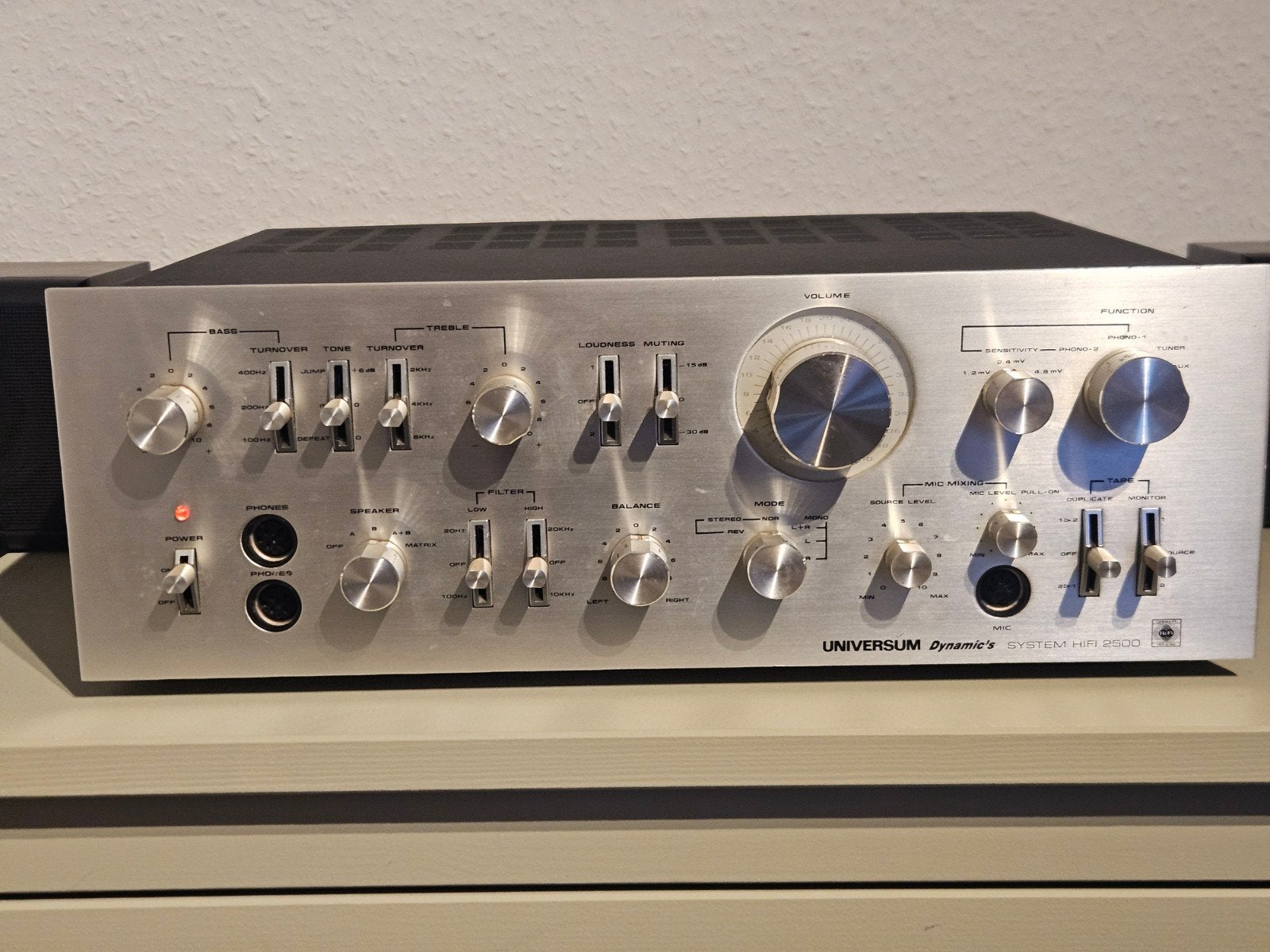 Vintage HiFi Universum System 2500 / Goldstar GSA 8500, Audio, Tv en Foto, Ophalen of Verzenden