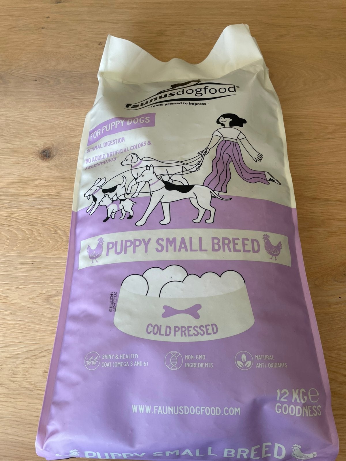 Hondenvoer faunusdogfood puppy, Ophalen, Hond