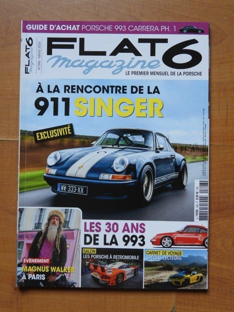 Flat6 Magazine - Mensuel de la Porsche num. 396 - MARS 2024, Enlèvement ou Envoi, Comme neuf, Porsche