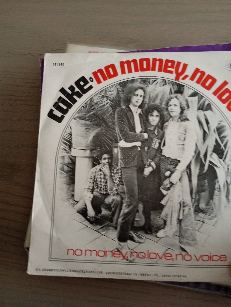 Cake - No money no love, Gebruikt, Verzenden, 7 inch, Fotohoes