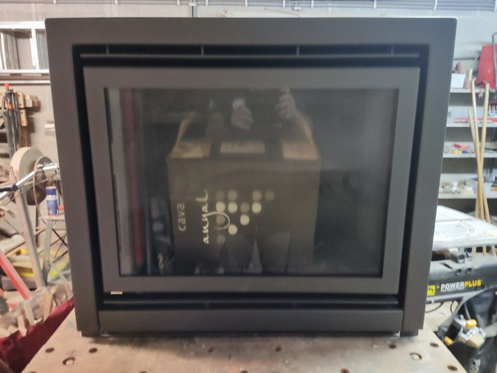 inbouwcassette op aardgas, Ophalen, 30 tot 80 cm, Gebruikt, Kachel