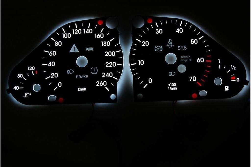 Mercedes C-klasse W203 - Indiglo Tellerplaten, Ophalen of Verzenden