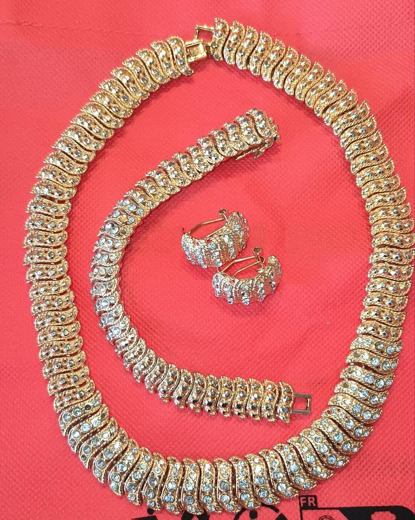 Jewelry.kolia.de luxe plaquette. Of.18K. 1970/1980., Handtassen en Accessoires, Ophalen, Goud, Goud