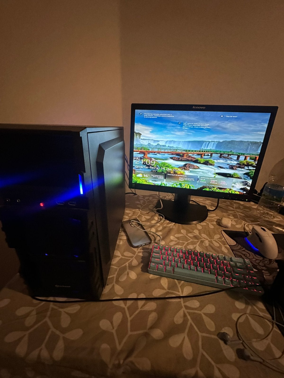 PC Gamer à vendre + clavier et souris – 180€, Enlèvement ou Envoi, Comme neuf, SSD
