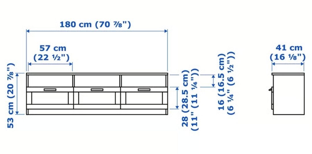 Brimnes Ikea meubel, Maison & Meubles, Enlèvement
