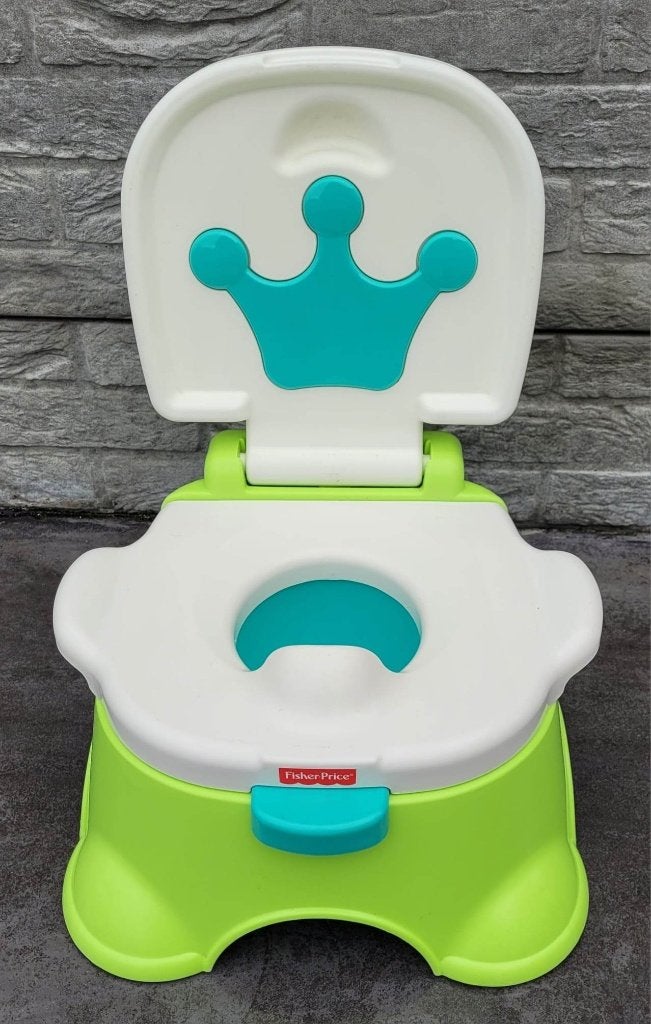 Fisher-Price babypotje met muziekdoos., Ophalen, Zo goed als nieuw