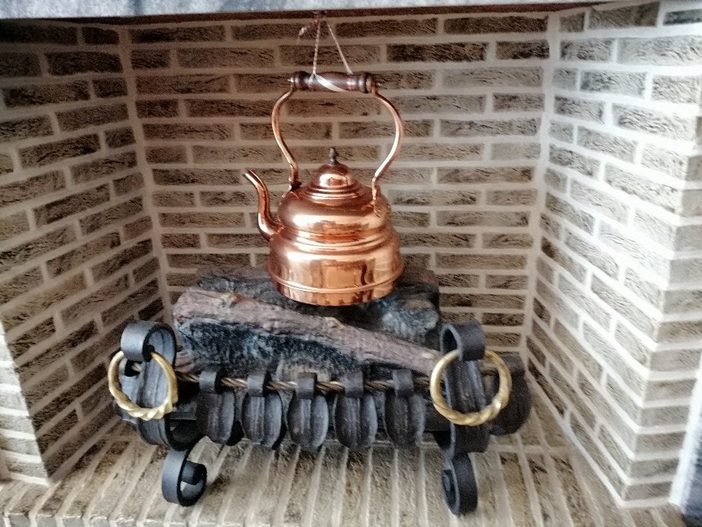 Vintage haard-en decoratieset, Antiek en Kunst, Ophalen