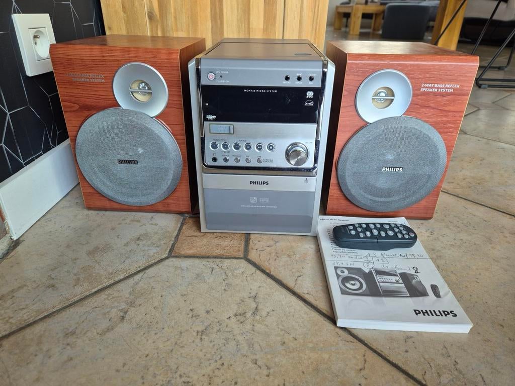 Philips Micro Hi-Fi System, Audio, Tv en Foto, Ophalen, Cassettedeck, Philips