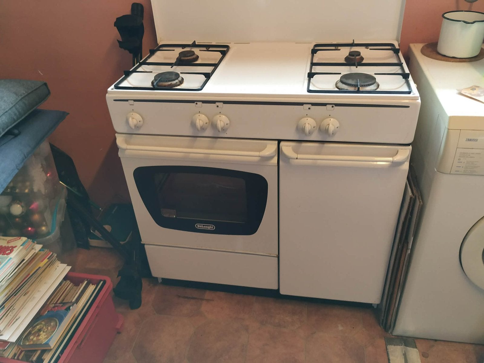 Gasfornuis met oven, Ophalen, Gebruikt, Gas