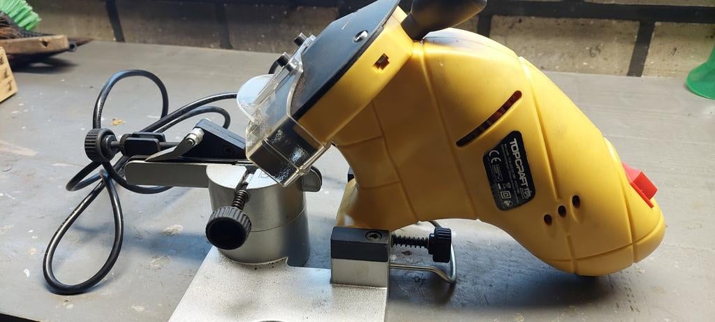 Electrische kettingzaag slijper topcraft, Ophalen, Zo goed als nieuw, Overige typen