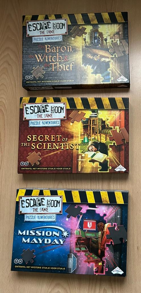 Puzzel escape rooms - Escape room the game, Hobby en Vrije tijd, Ophalen, Zo goed als nieuw