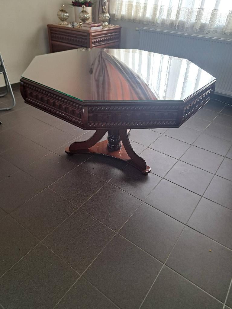 Salontafel Marokkaanse stijl, Huis en Inrichting, Tafels | Eettafels, Ophalen, Marokkaanse stijl, 100 tot 150 cm, Eikenhout