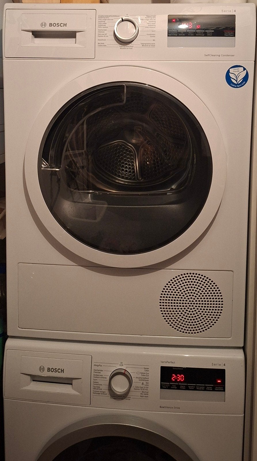 Bosch wasmachine en droogkast, Electroménager, Lave-linges séchants, Enlèvement