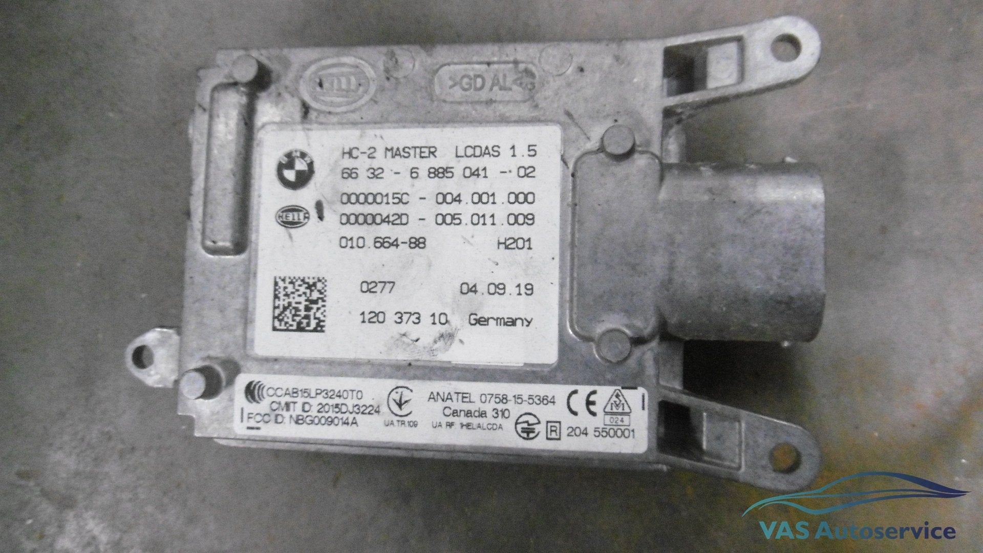 Dodehoeksensor BMW 7-serie  rechtsachter  66 32 6 885 041, -, Origine de la pièce connue, Utilisé, -