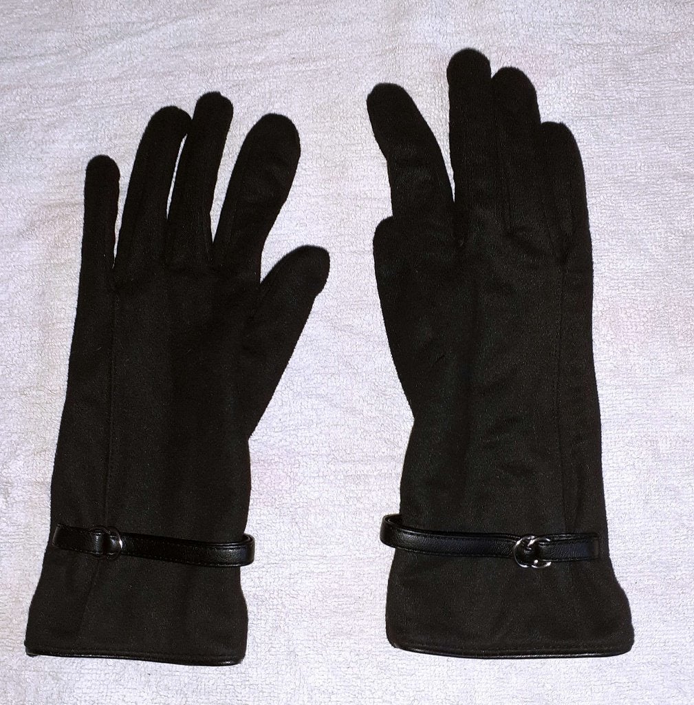 zwarte handschoenen met touchscreen vingers, Enlèvement ou Envoi, Neuf, Taille 36 (S), Gants