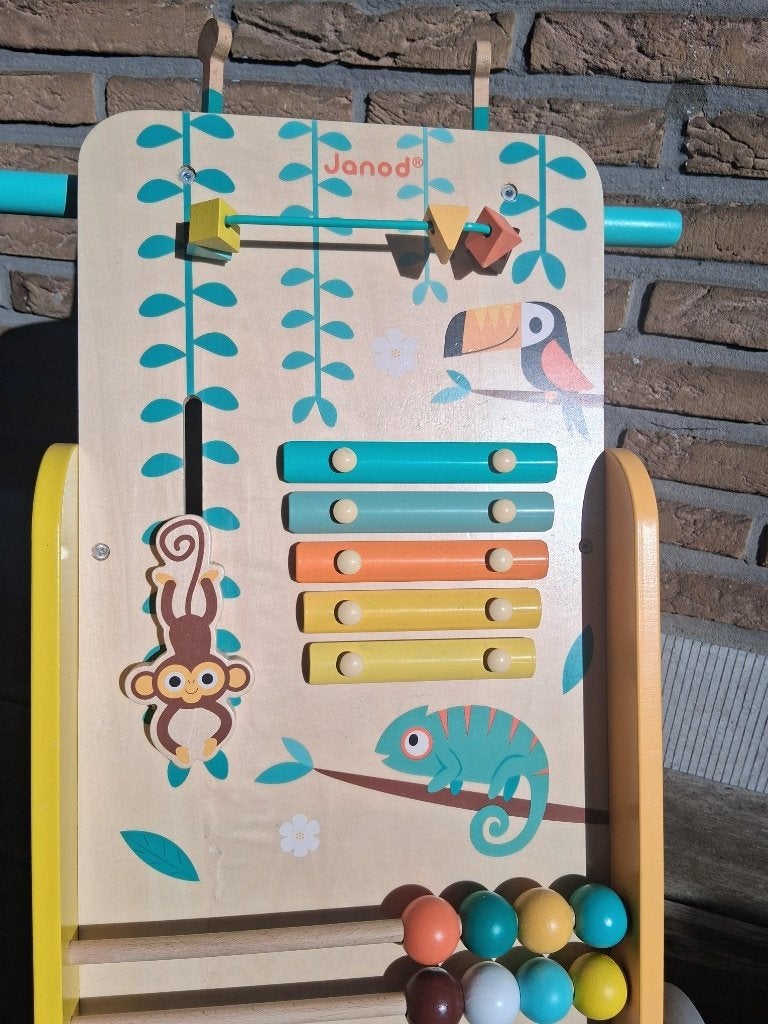 Janod - Tropik - Baby loopwagen met 6 activiteiten, Enlèvement, Comme neuf