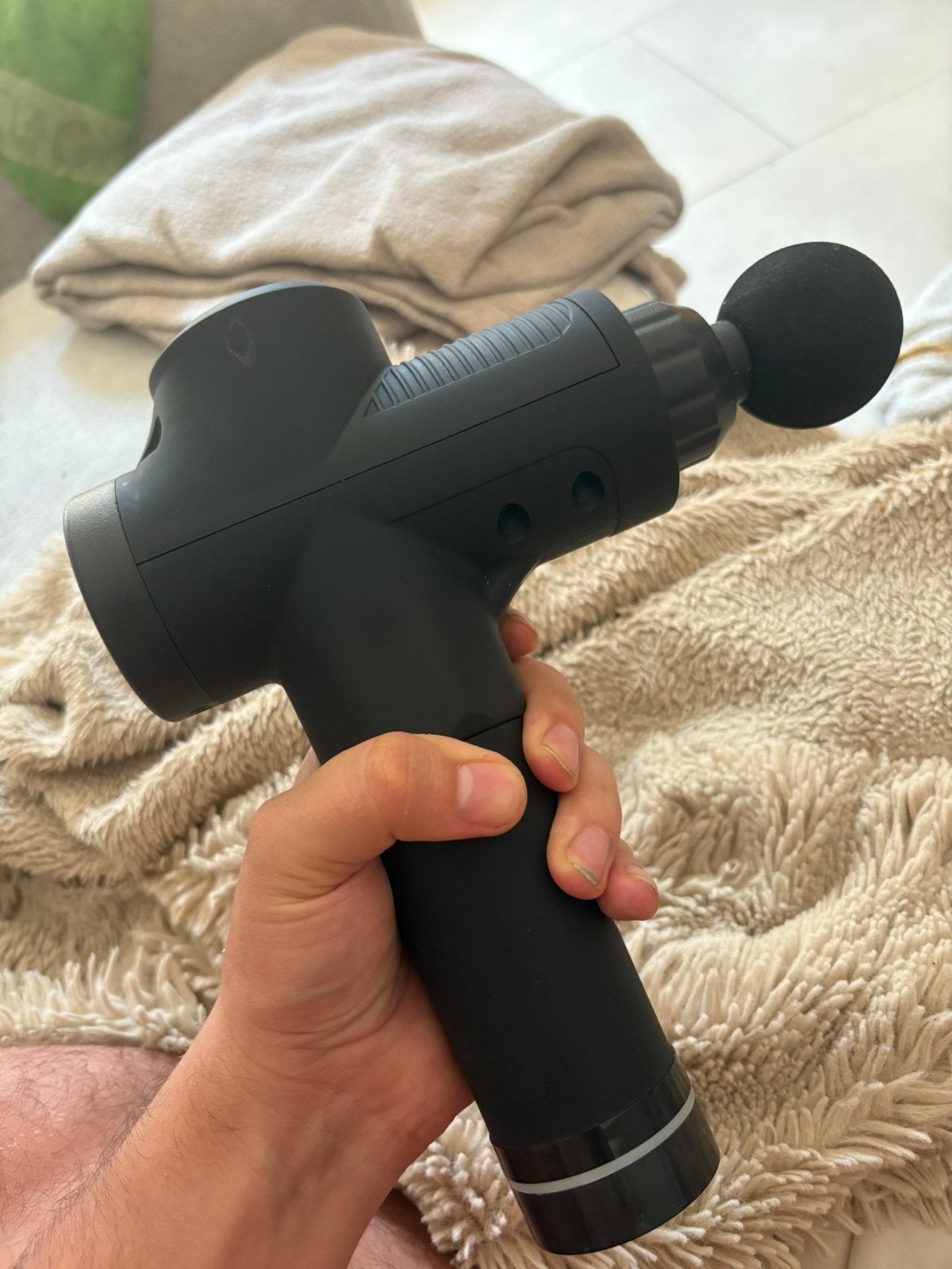 Massage Gun met touchscreen – Zo goed als nieuw, Enlèvement, Comme neuf