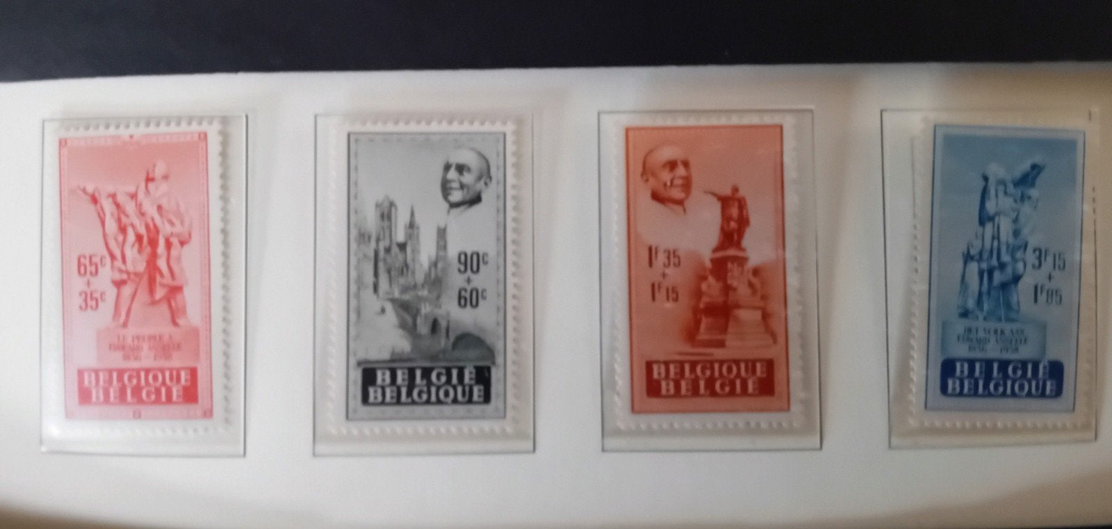 Timbres de Belgique n 781/784** lot 154P, Enlèvement ou Envoi, Neuf