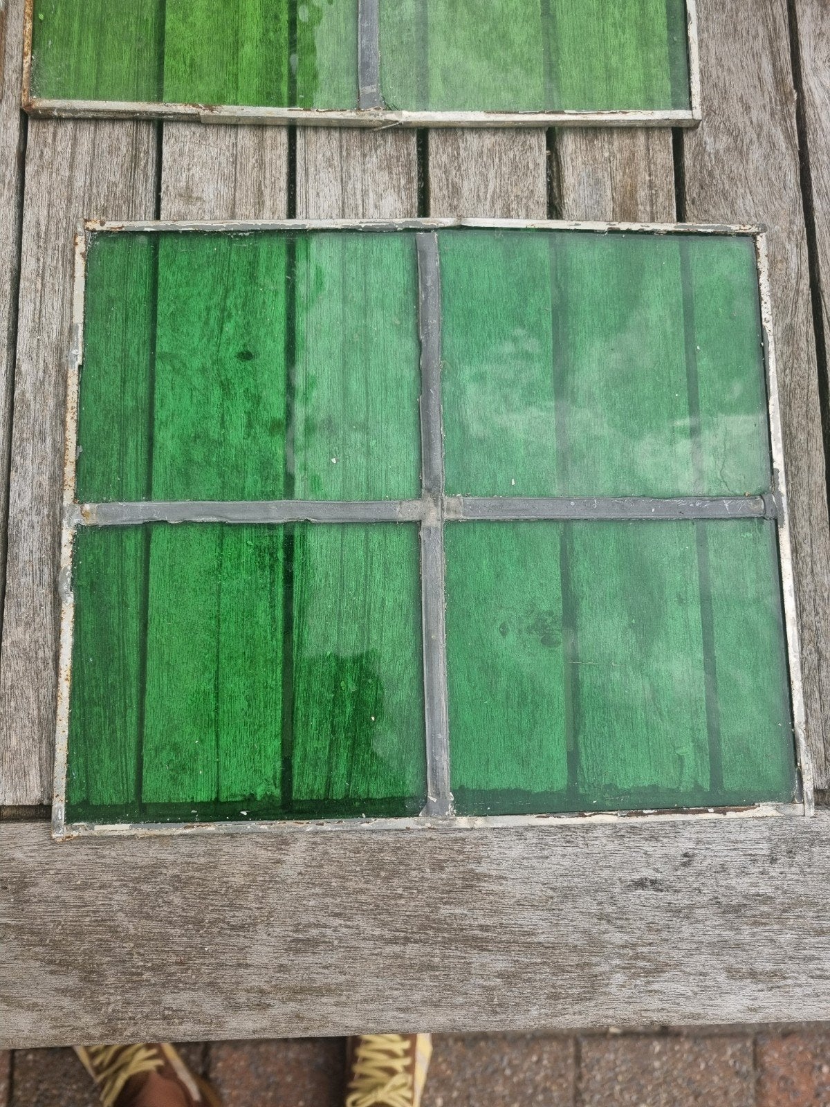 Brandglas in lood, Antiek en Kunst, Ophalen