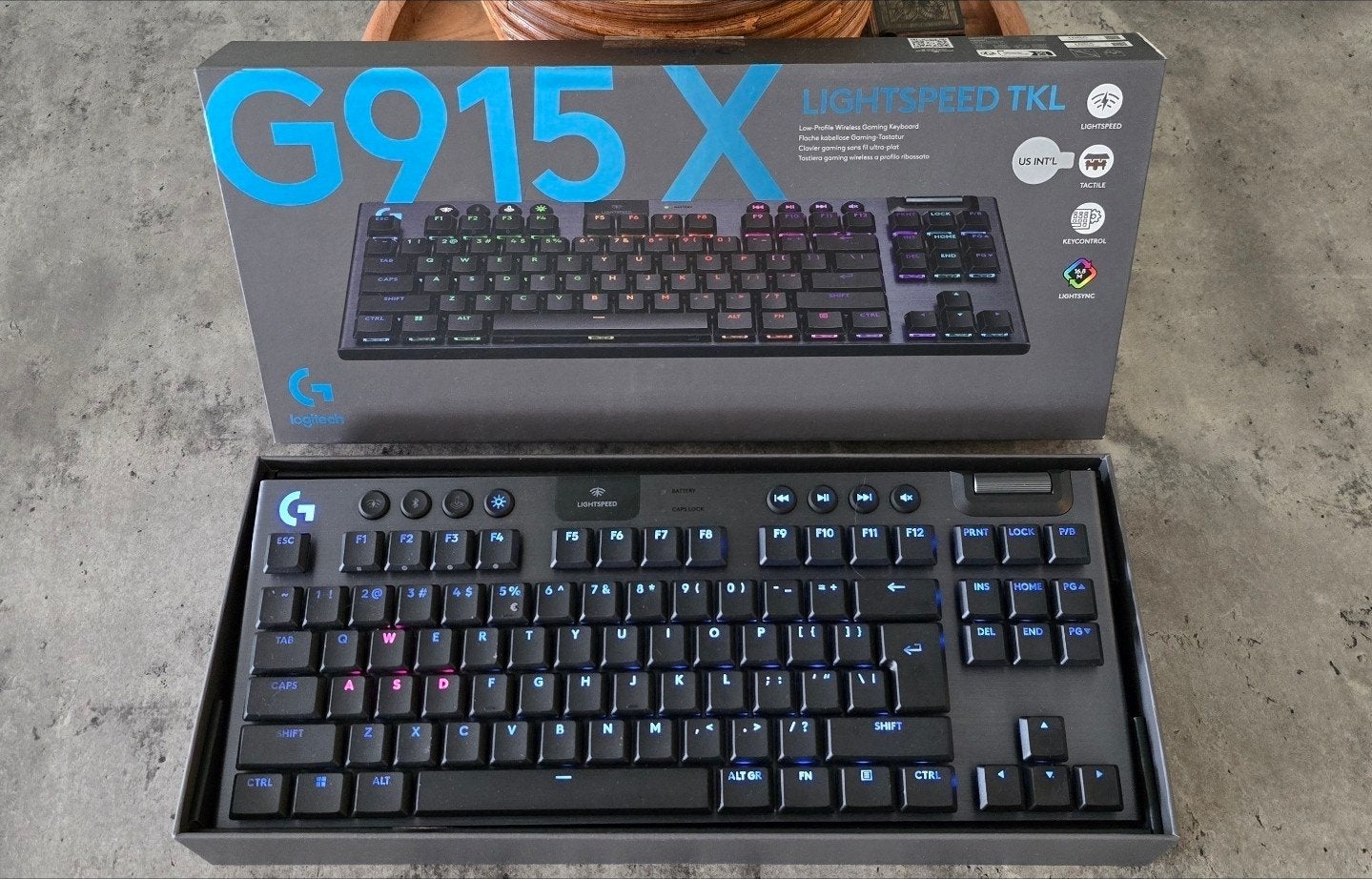 Logitech g915x TKL (nieuw model), Computers en Software, Toetsenborden, Logitech G, Gaming toetsenbord, Ophalen of Verzenden, Draadloos