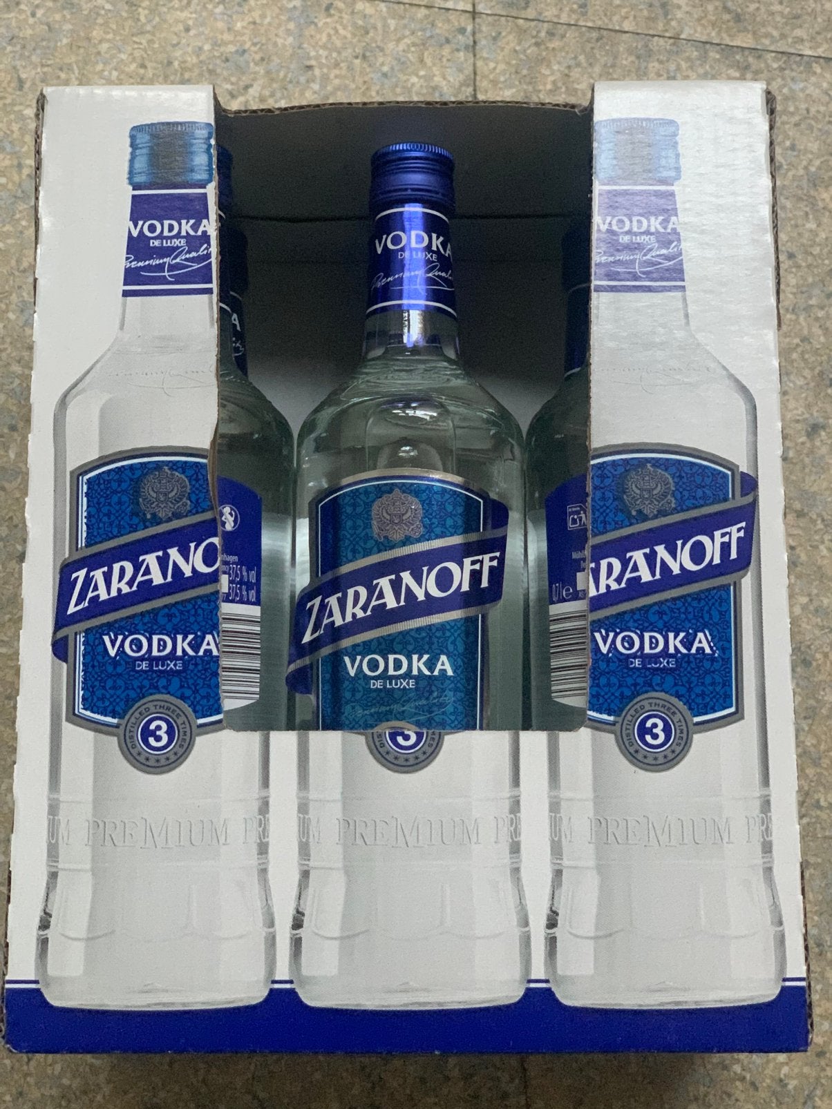 Zaranoff Vodka 70cl – Carton de 6 bouteilles, Collections, Enlèvement ou Envoi