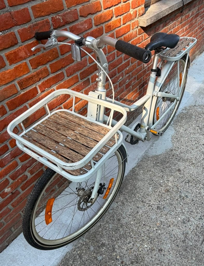 Stadsfiets met voor- en achterdrager, Ophalen, Gebruikt